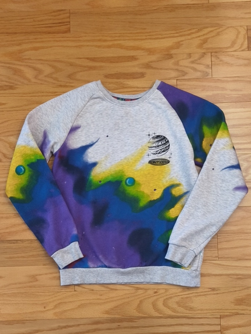 Point Cove Crewneck Sweatshirt Galaxy Gray Size 13/14 NWOT
